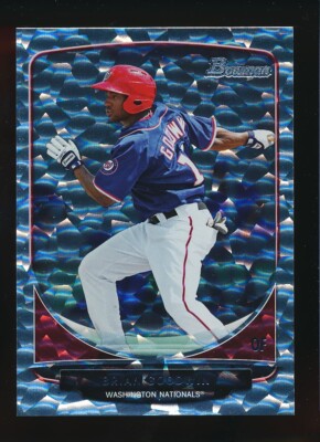 BRIAN GOODWIN   2013 Bowman Prospects Silver Ice Parallel #BP76 Nationals