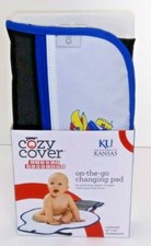 University of Kansas Jayhawks KU Cozy Cover On The Go Changing Pad 20"x 23"