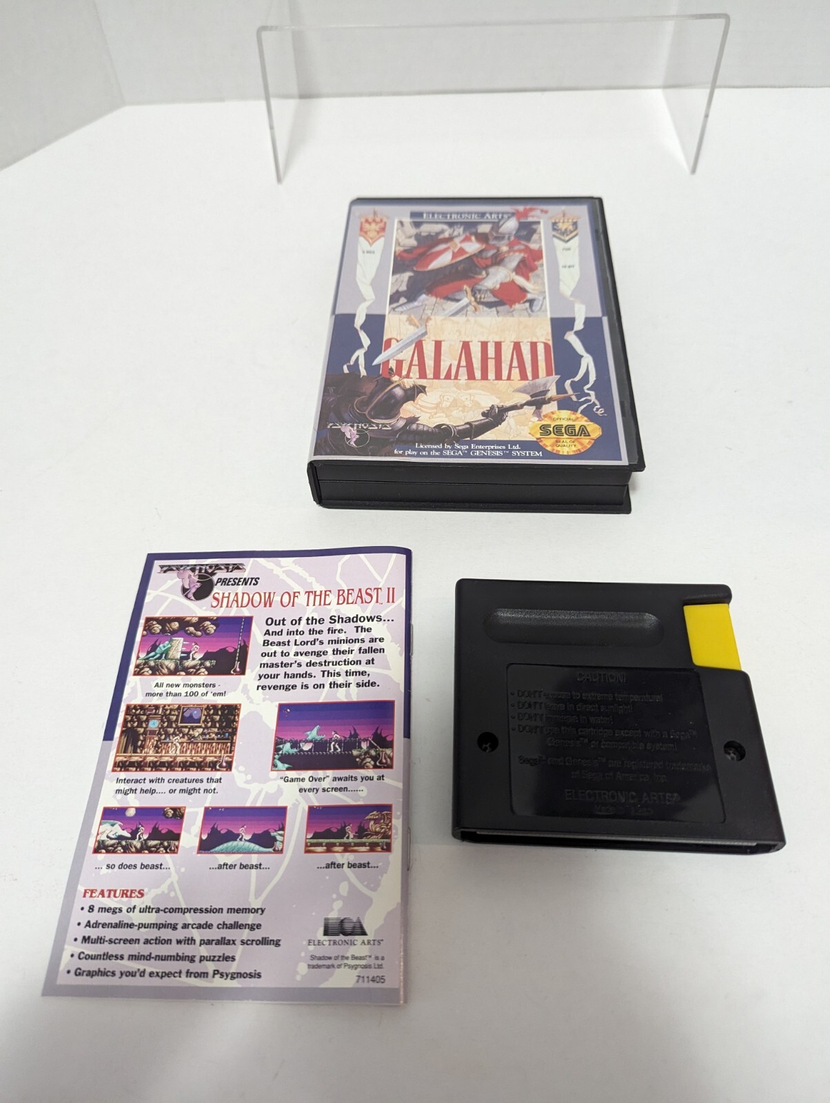 Galahad (Sega Genesis, 1992) CIB, Complete, Tested eBay