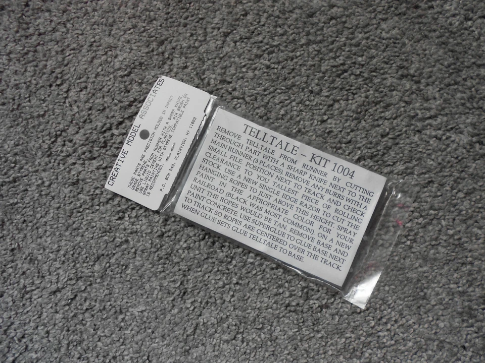 CREATIVE MODEL ASSOCIATES TELLTALE HO SCALE NIP - Image 2 of 2