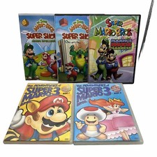 Super Mario Bros Super Show  Adventures Of Super Mario Bros Animated 5 DVD Lot