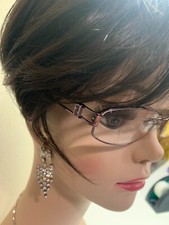 Fendi F591 660 Oval Plum Women's Eyeglasses 52-18-130 Italy W/Case Frames Only
