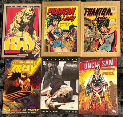 DC Freedom Fighters tpb lot (6) Uncle Sam, The Ray, Black Condor  / Phantom Lady