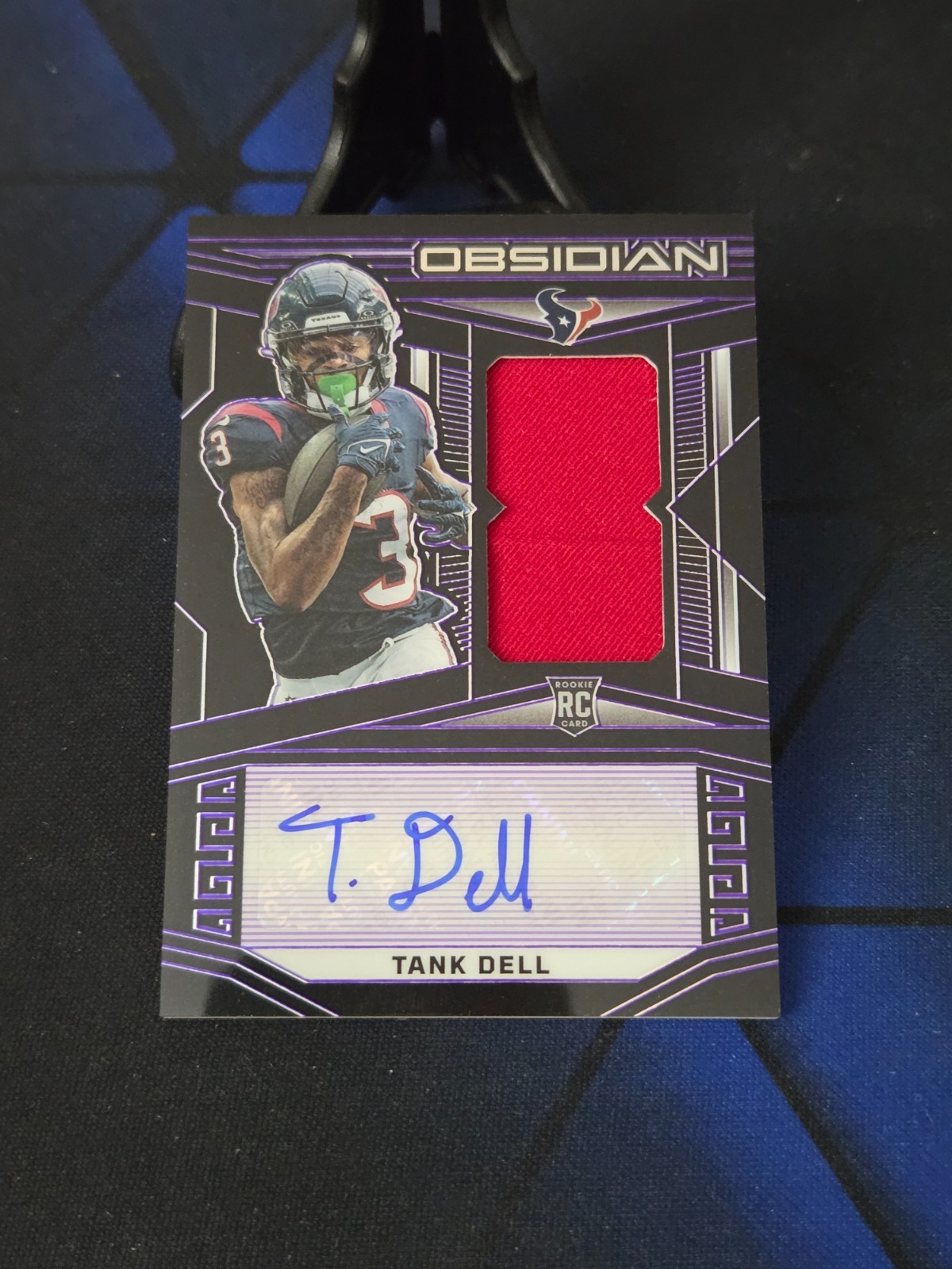 2023 OBSIDIAN TANK DELL ROOKIE PATCH AUTO PURPLE 71/75