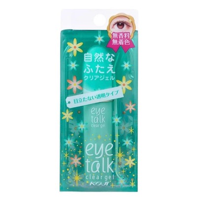 Koji Eye Talk Clear Gel 6ml Double Eyelid Maker Invisible Glue Unscented Japan