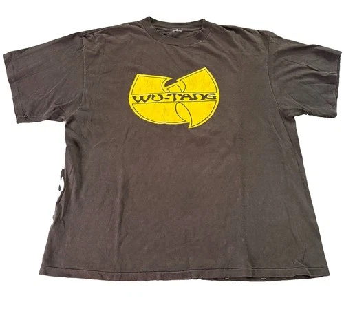 90s Wu-Tang Clan Shirt XL Rap Tee T-Shirt Rare Black 1990s vintage concert t-shirt, vintage, size XL, single stitch, B+ condition