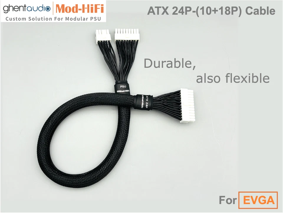 ⚡️ATX 24-Pin Cable for EVGA SuperNOVA P+ 1600W 1300W -📏60cm/24inch - Image 4 of 4