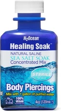 H2Ocean Healing Soak Piercing & Wound Sea Salt Bath - Sea Salt Saline Solution f
