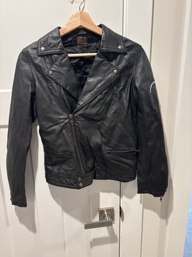 Evisu, Evisu Leather Jacket For Woman Size S
