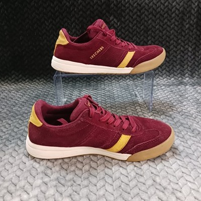 Skechers Zinger Women's Burgundy Trainers Size US Memory Foam