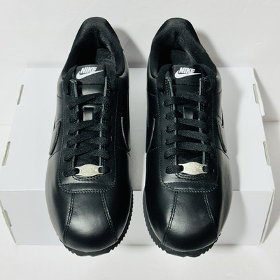 Men's Size 8 - Nike By You Classic Cortez Leather Black Anthracite