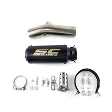 For BMW S1000RR 2011-2016 Exhaust System Mid Link Pipe Slip On 61mm Muffler Tips