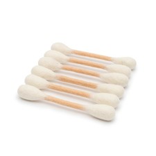 Catnip Swabs Cat Toys for Indoor Cats, 6 Pack, Interactive Chew Play, Beige