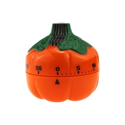 Easy to Use Pumpkin Kitchen Timer 60Minutes Cute Mechanical Timer for Cooking