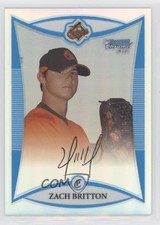 2008 Bowman Chrome Prospects Refractor 91/500 Zach Britton #BCP168 i6j