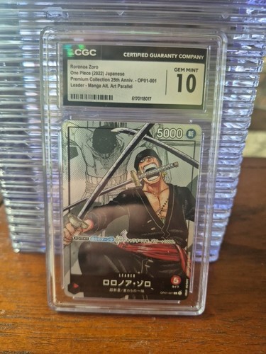 Roronoa Zoro graded CGC 10 for sale on eBay