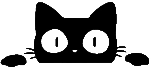 CAT Peek-a-Boo Car Window Vinyl Decal Laptop Animal Peeking Bumper Sticker NEW - Image 2 of 4