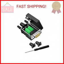 YIOVVOM DB9 Breakout Connector, Male 9 pin RS232 connectors, Solderless D-SUB RS