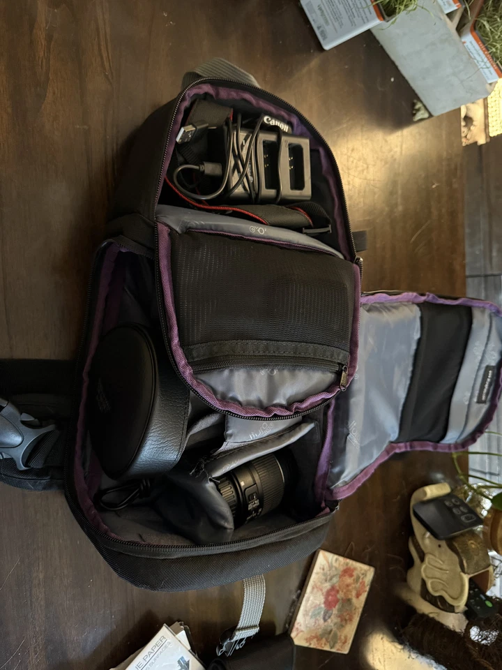 Canon EOS Mirrorless Camera Black 3 Lens Kit, NEW, with accessories - Image 4 of 4