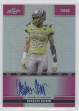2016 Leaf US Army All-American Bowl Pink Prismatic 9/20 Charles Oliver Auto 0l9