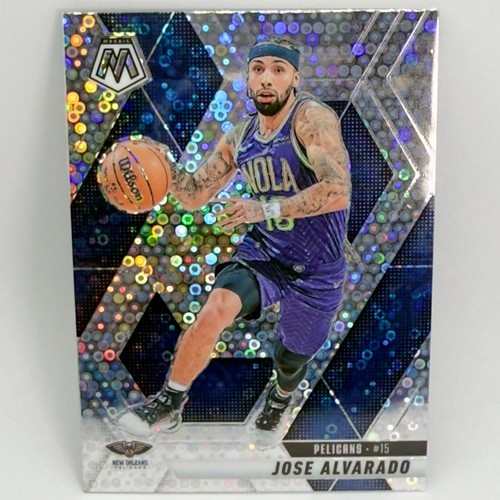 Panini Mosaic Basketball Fast Break Silver Prizm Jose Alvarado #199 Pelicans SP