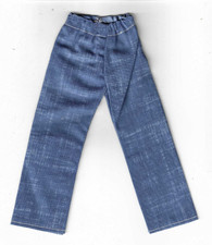 Homemade Doll Clothes-Washed Denim LOOK Pants fits Ken Doll P10