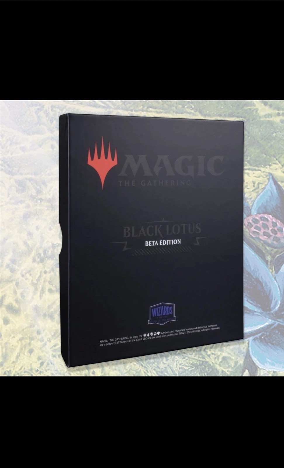 2024 Magic The Gathering Black Lotus 1 oz Colorized Silver Coin Beta Edition COA view 7