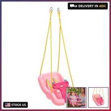 Little Tikes Snug 'n Secure Pink Swing with Adjustable Straps, 2-in-1 for Baby a