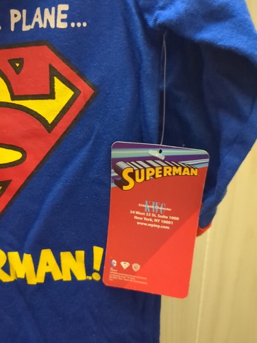 Body Superman Neonato Taglia 0-3 Mesi 1 Pz Piedi Manica Lunga Halloween Bambino - Foto 6 di 7
