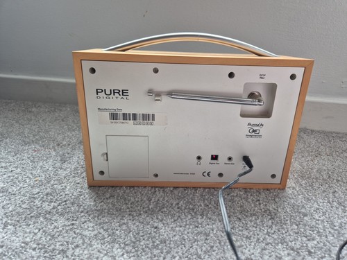 Pure Evoke -2 DAB FM Radio Digital Radio Silver Oak Wood Effect - Working GC - Picture 6 of 9