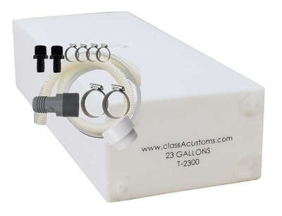 #ad 23 Gallon Fresh Gray Water Holding Tank amp; Basic Plumbing Kit T 2300 BPK $150.99