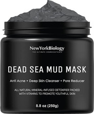 Dead Sea Mud Mask - Pore Reducer for Acne  Oily Skin - Spa Quality 8.8 Oz