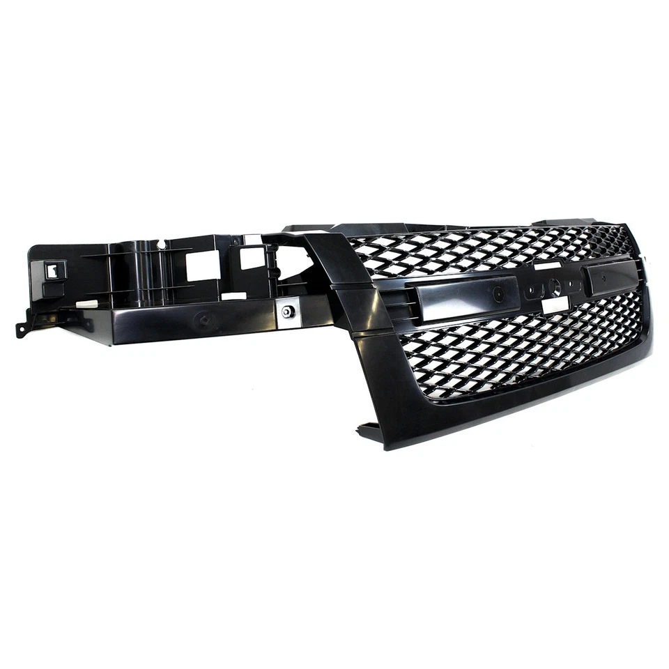 Grille Assembly For 2004-2012 Chevrolet Colorado With Emblem Provision Dark Gray Foto 3 de 4