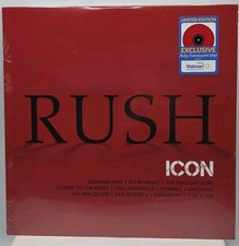 RUSH ICON Ruby Translucent Vinyl Record Limited Edition Walmart Exclusive NEW