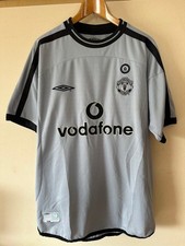 UMBRO M.U. 100th Anniversary GK Jersey M/L Gray Rare Collectible