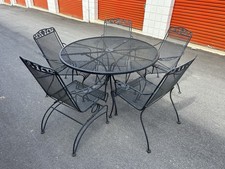 Vintage Russell Woodard Patio Set Table & 5 Chairs *****