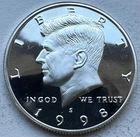 1998-S Kennedy Half Dollar Proof 90% Silver-INV#8587