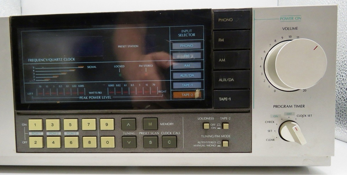 Vtg Sansui Z-5000X AM FM Stereo Quartz Synthesizer Compu-Receiver