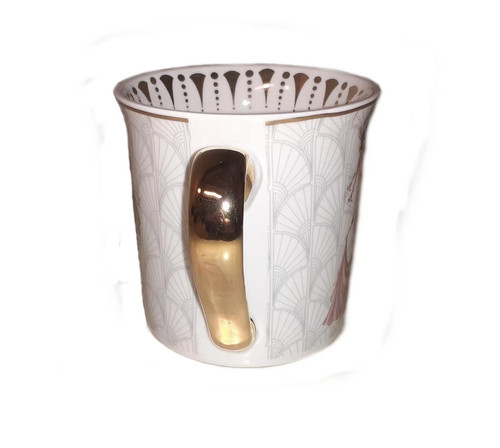 Ruggente Tazza Latte di Lusso Anni 20, Flapper Ragazze, Caffè, Lavoro, Casa 64133 - Foto 3 di 3