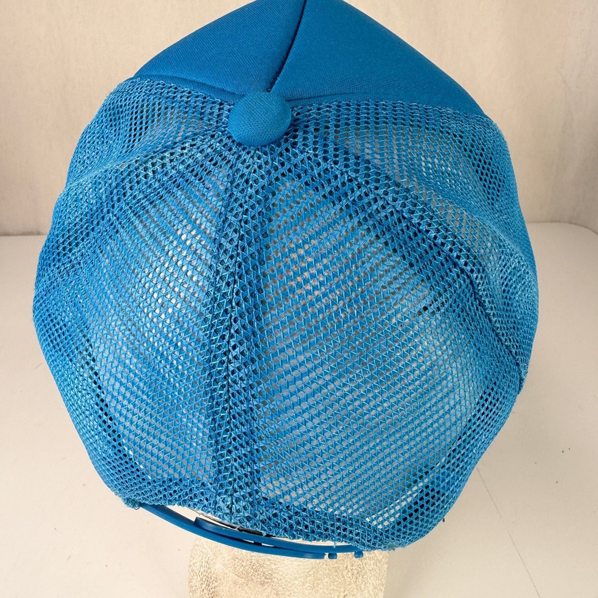 Evil Eye Trucker Hat Men's Blue Adjustable Snapback Mesh Summer