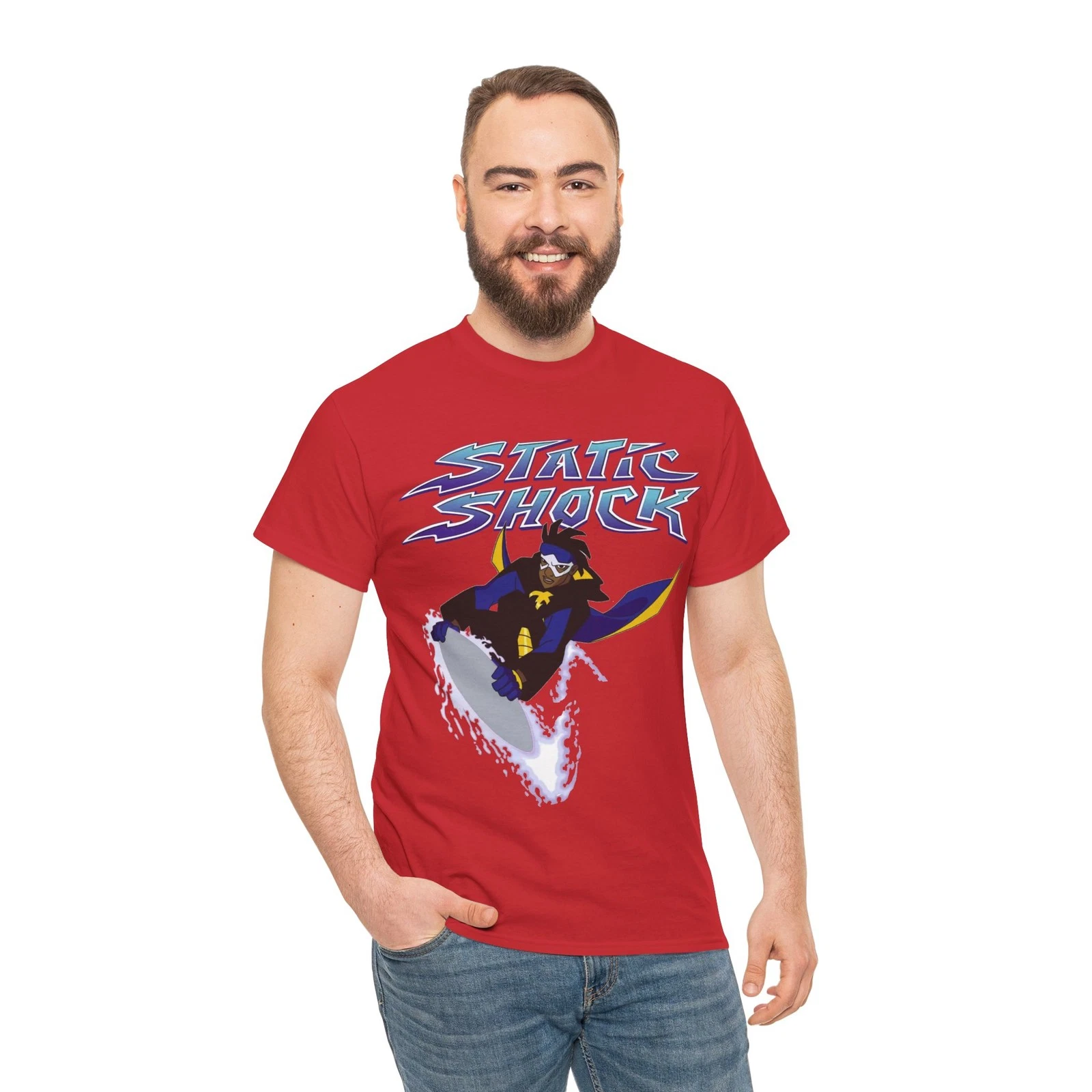 Static Shock T-Shirt - Milestone Comics - WB - DC Comics - Virgil Hawskin