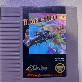 Tiger-Heli Authentic NES Cartridge and Instructions