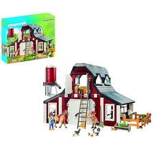 Country Playmobil 9315 Barn With Silo Farm Building Set Children's Toy - READ