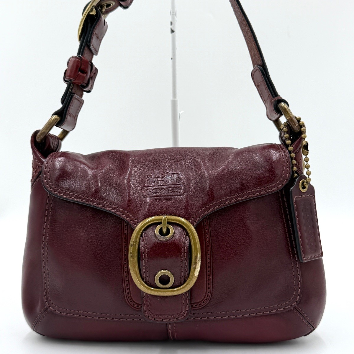 Coach 11427 Bleecker Legacy Shoulder Bag Flap Tattersall Vintage 