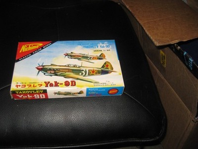 MIB vintage Yak-9D Russian Fighter by Nichimo in 1/65 scale from 1960s
