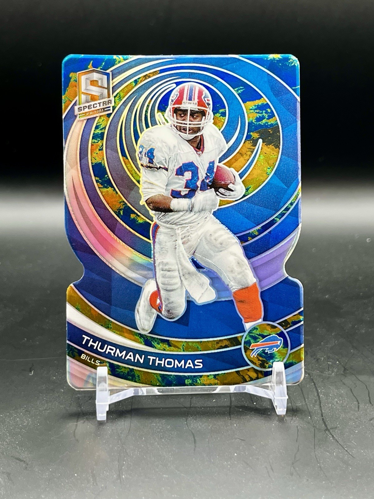 2023 Panini Spectra - Thurman Thomas #11 Universal Die-Cut Prizm /10 Bills