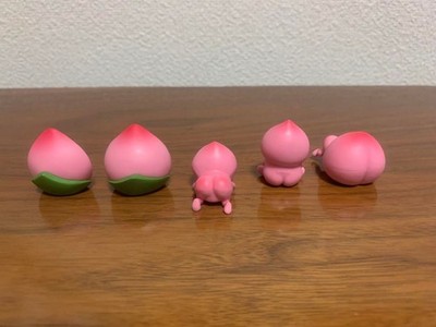 Kobito Dukan Kakuremomoji Mini Figure Set with Peach Accessory | eBay