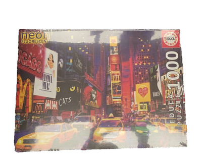 Educa Times Square New York Neon Florescent 1000 Piece Jigsaw Puzzle 2020 New