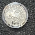2022 American Liberty 1 oz Silver Medal w/ Box & COA