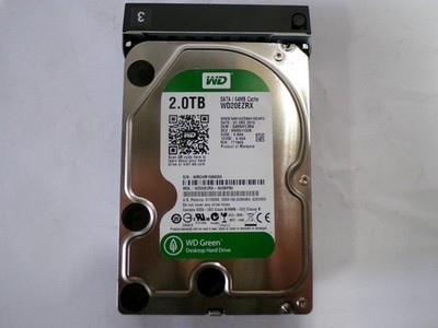 WD Green Desktop Hard Drive WD20EZRX-00D8PB0 2.0TB HDD 3.5'' SATA (V5052)